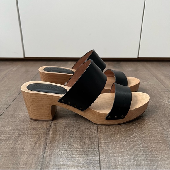 Madewell Clara clog sandal heel 7.5 - Picture 1 of 8